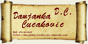 Damjanka Čučaković vizit kartica
